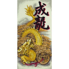 Набор для вышивания Panna И-1938 "Золотой дракон"