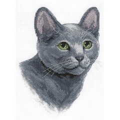 Набір для вишивання Panna Ж-1815 "Російська блакитна кішка"