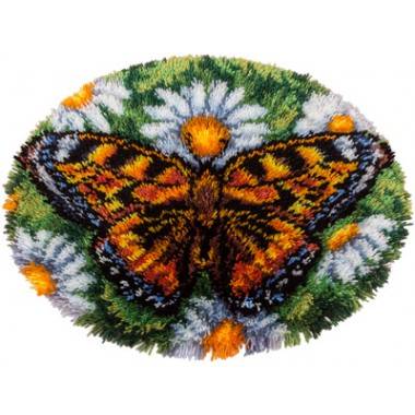 Набор для вышивания  Panna КИ-1583 "Коврик Бабочка"