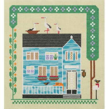 Набор для вышивания Panna СЕ-7054 Дом, в котором живет кот
