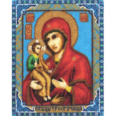Набір для вишивання Panna ЦМ-1277 Ікона Божої Матері Троєручиця (бісер)