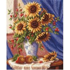 Набір для вишивання Panna Н-1278 Натюрморт з соняшниками