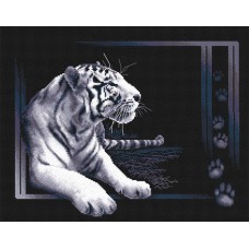 Набор для вышивания Panna Ж-0277 Белый тигр