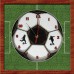 Набор для вышивания Panna Ч-1394 Часы. Футбольный мяч