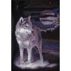 Набор для вышивания Panna Ж-0462 Белый волк