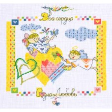 Набор для вышивания Panna Л-0687 Любовь, рожденная на небесах!