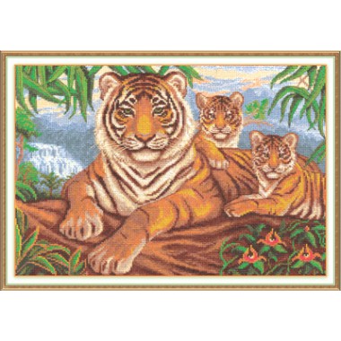 Набор для вышивания Panna Ж-1001 Логово тигра