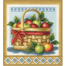 Набор для вышивания Panna Н-1151 Корзинка с яблоками