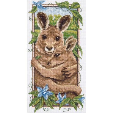 Набор для вышивания Panna Ж-1971 Рыжие кенгуру